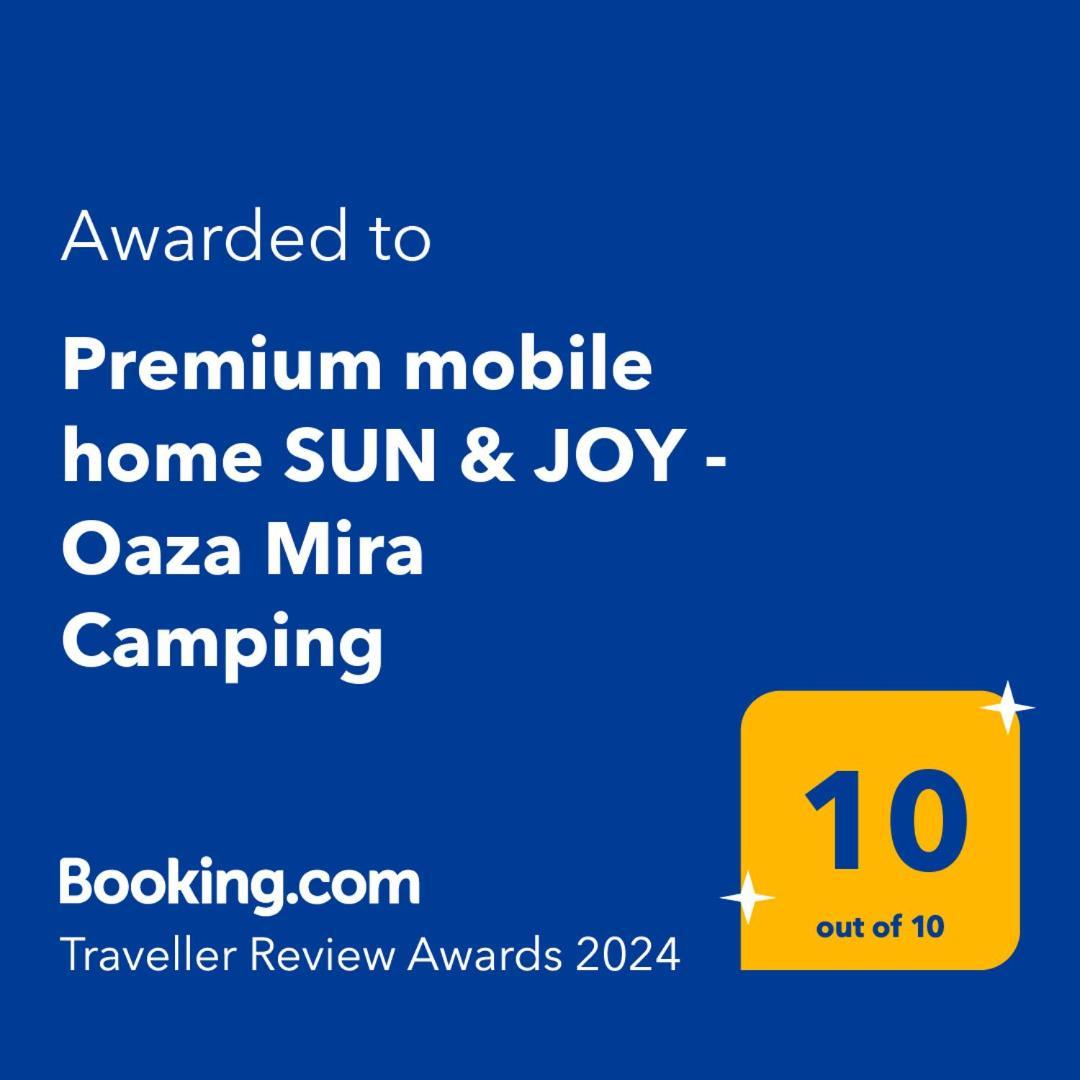 Premium Mobile Home Sun & Joy - Oaza Mira Camping Драге Экстерьер фото